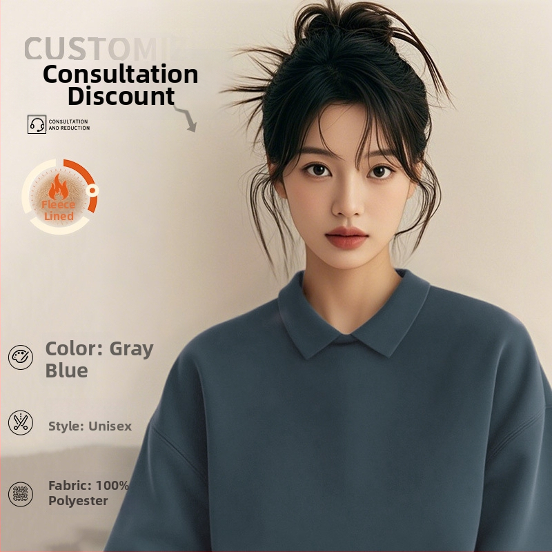 Costum de lucru pentru cosmeticieni de înaltă calitate — hanorac cu logo pentru saloanele de unghii și înfrumusețare, toamnă–iarnă, guler din blană, mâneci lungi. Material principal: spandex; conținut sub 30%; protecție anti-murdărire și dezinfectare.