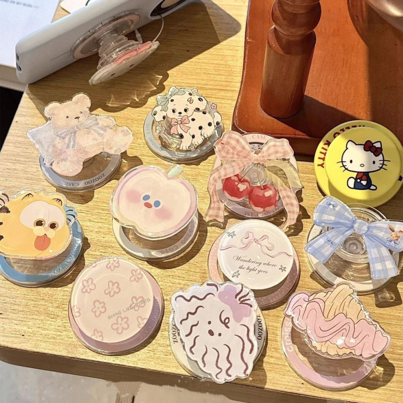 Suport magnetic MagSafe cu model inimă de desen animat, compatibil cu orice husă de telefon, aderență puternică