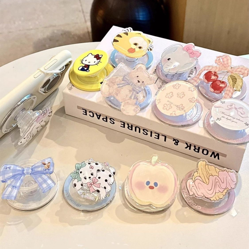 Suport magnetic MagSafe cu model inimă de desen animat, compatibil cu orice husă de telefon, aderență puternică