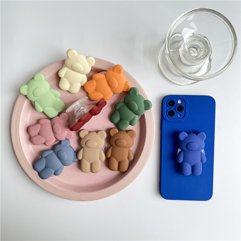 Silikona galda turētājs tālrunim, līmējamais, snap-on, modelis 01