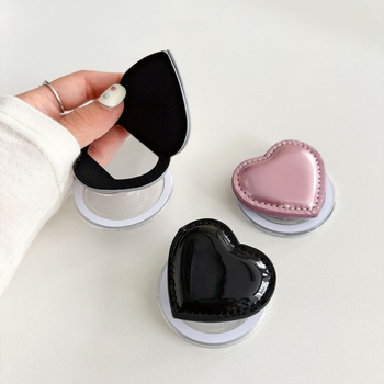 Στήριγμα τηλεφώνου με HD καθρέφτη, σχήματος καρδιάς, αποσπώμενο και αναδιπλούμενο – SJ-LX001 (PC, όλα τα μοντέλα κινητών, συμβατό με Apple μαγνητικά flip καλύμματα)