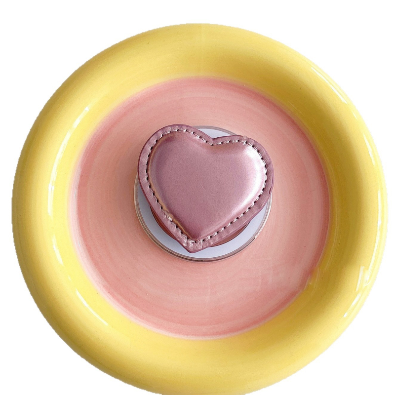 Στήριγμα τηλεφώνου με HD καθρέφτη, σχήματος καρδιάς, αποσπώμενο και αναδιπλούμενο – SJ-LX001 (PC, όλα τα μοντέλα κινητών, συμβατό με Apple μαγνητικά flip καλύμματα)