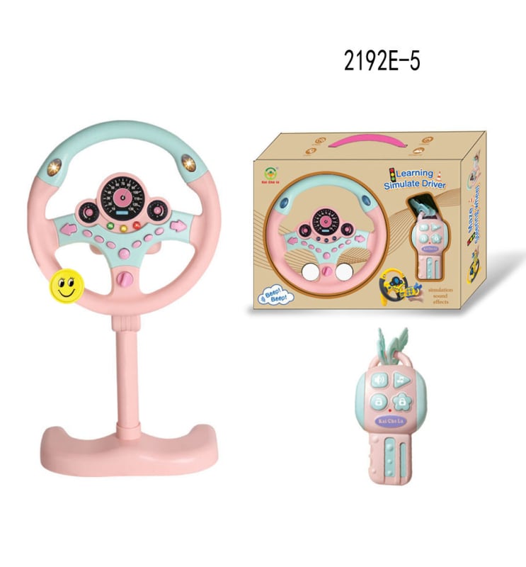 Вертикален волан за кола – интерактивна образователна играчка за деца на възраст 4-6 години, електронна пластмасова обучителна машина с музика
