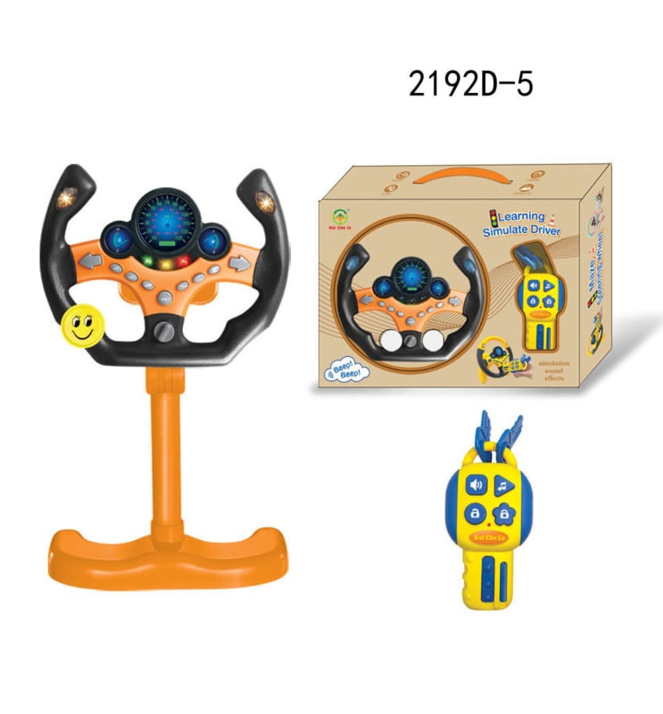Вертикален волан за кола – интерактивна образователна играчка за деца на възраст 4-6 години, електронна пластмасова обучителна машина с музика