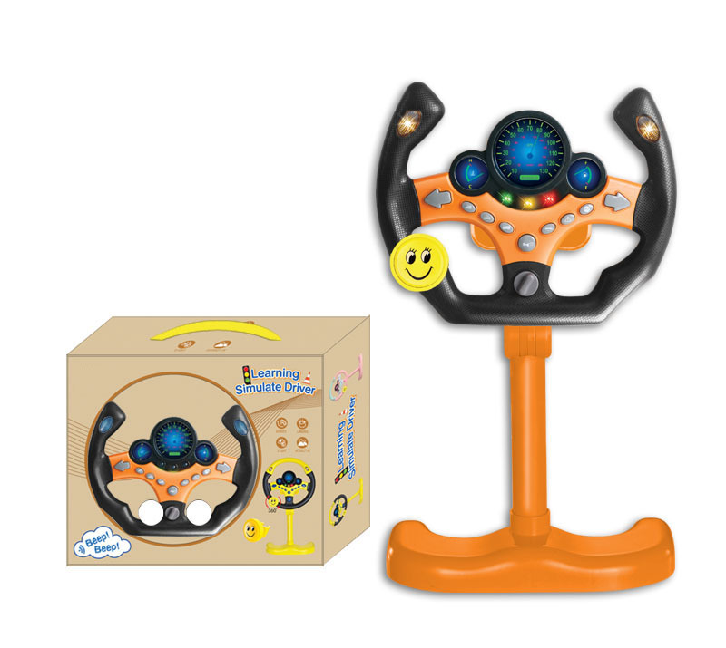 Вертикален волан за кола – интерактивна образователна играчка за деца на възраст 4-6 години, електронна пластмасова обучителна машина с музика