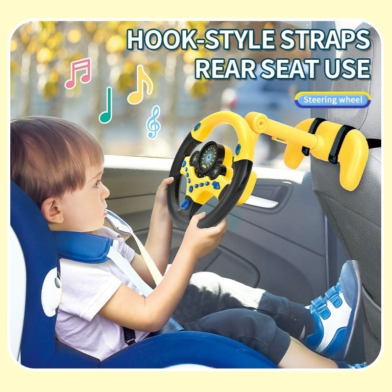 Вертикален волан за кола – интерактивна образователна играчка за деца на възраст 4-6 години, електронна пластмасова обучителна машина с музика