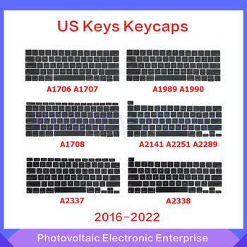 ZFGFC комплект клавиши за Apple ноутбук, съвместим с модели A2991, A2992, A2779 и A2780; пластмасов безжичен комплект