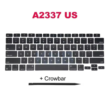 ZFGFC комплект клавиши за Apple ноутбук, съвместим с модели A2991, A2992, A2779 и A2780; пластмасов безжичен комплект