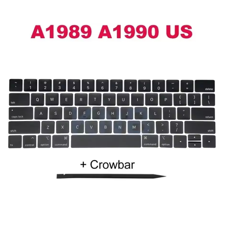 ZFGFC комплект клавиши за Apple ноутбук, съвместим с модели A2991, A2992, A2779 и A2780; пластмасов безжичен комплект