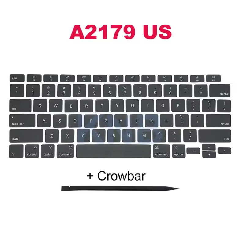 ZFGFC комплект клавиши за Apple ноутбук, съвместим с модели A2991, A2992, A2779 и A2780; пластмасов безжичен комплект