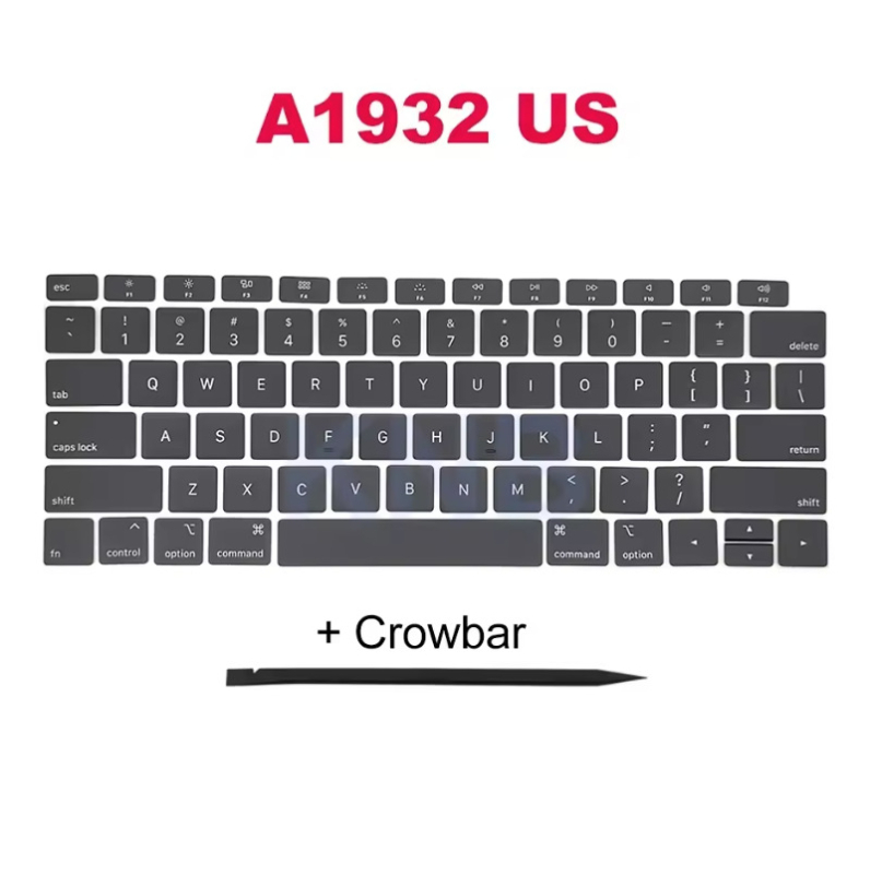 ZFGFC комплект клавиши за Apple ноутбук, съвместим с модели A2991, A2992, A2779 и A2780; пластмасов безжичен комплект