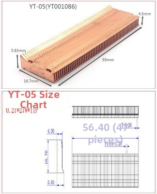 Varš siltuma izkliedētājs grafikas kartei ar spārēm, modelis 01; materiāls varš; portatīvajam datoram; bez siltumvadiem