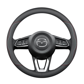 Navlaka za volan Mazda 3 Axela, prirodna koža, originalni stil, za sve sezone