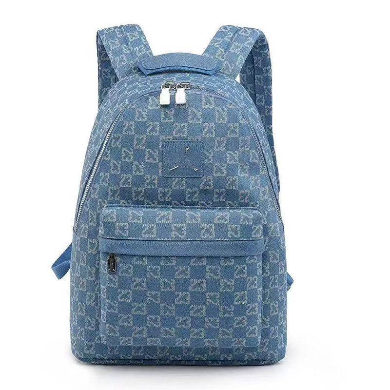 Unisex ruksak s šahovnica uzorkom za ležerno putovanje, 20–35L, vodootporan