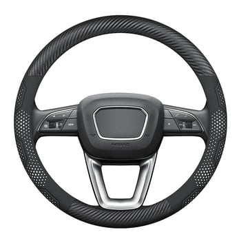 Mu xun autó kormányvédő huzat — eredeti stílus, mesterséges bőr, egész éves használat, univerzális telepítés.