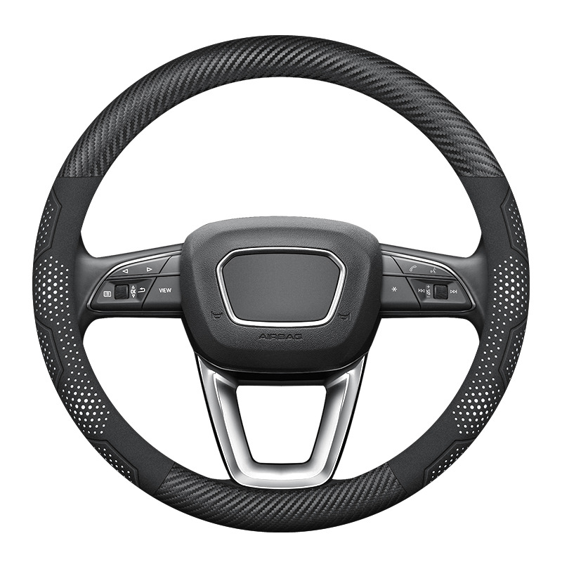 Mu xun autó kormányvédő huzat — eredeti stílus, mesterséges bőr, egész éves használat, univerzális telepítés.