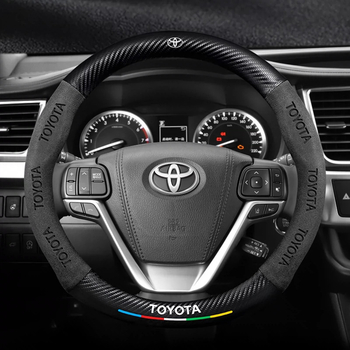 Navlaka volana – prava koža, sportski stil, prilagodljivo ugradnju, za Toyota Camry, RAV4, Corolla, sve sezone