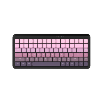 84-tlačidlová membránová klávesnica, duálny režim 2.4G bezdrôtové/USB káblové pripojenie, ABS telo, dizajn bez osi