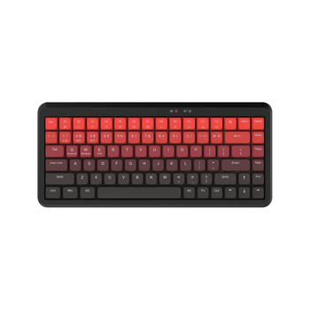 84-tlačidlová membránová klávesnica, duálny režim 2.4G bezdrôtové/USB káblové pripojenie, ABS telo, dizajn bez osi