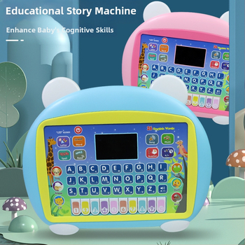 Машина за ранно образование за разкази - електрическа музикална функция, пластмасова конструкция, без запаметяване, за деца 4-6 години