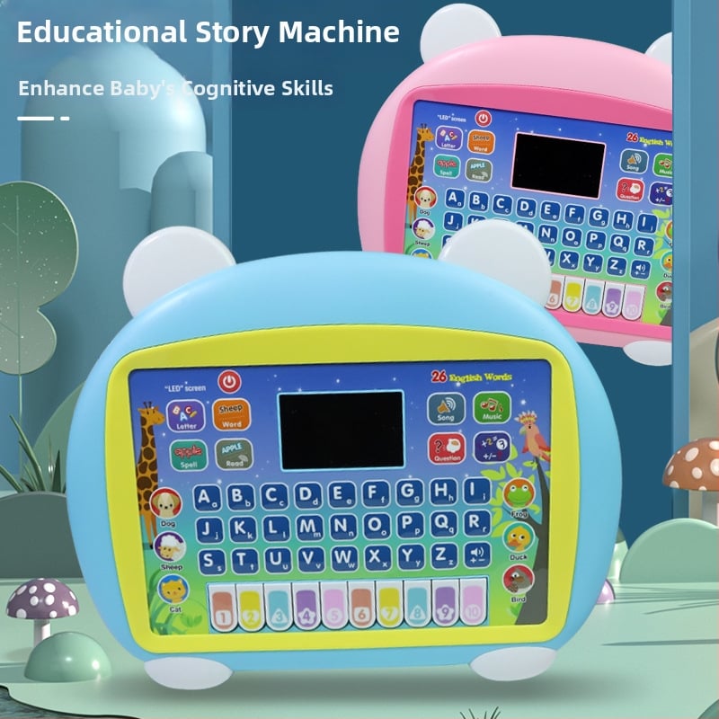 Машина за ранно образование за разкази - електрическа музикална функция, пластмасова конструкция, без запаметяване, за деца 4-6 години