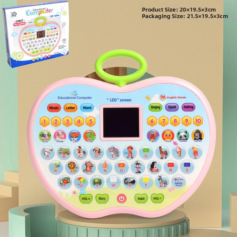 Машина за ранно образование за разкази - електрическа музикална функция, пластмасова конструкция, без запаметяване, за деца 4-6 години