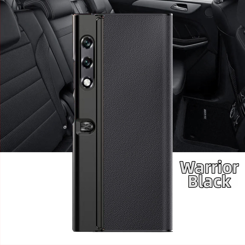 Telefonu vāciņš Honor Glory VPurse ar saliekamā ekrāna aizsardzību, Bracket stils, īsta āda, pret kritienu, savietojams ar Glory (Zīmols YUGOIF; Materiāls: Īsta āda; Funkcija: Pret kritienu; Saderība: Glory; Stils: Bracket)