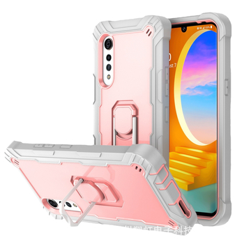 Silikónový kryt pre LG Velvet/Velvet 5G, odolný voči nárazu, s vstavaným kovovým držiakom a odvodom tepla