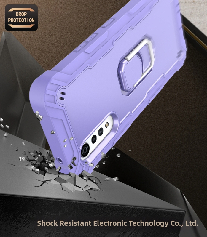 Silikónový kryt pre LG Velvet/Velvet 5G, odolný voči nárazu, s vstavaným kovovým držiakom a odvodom tepla