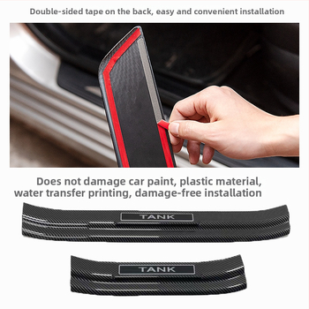 BYD Hiace 05/07Ev durvju sliekšņa lente – sagaidīšanas pedālis, bagāžas nodalījuma aizsargs un virsmas izskata uzlīme