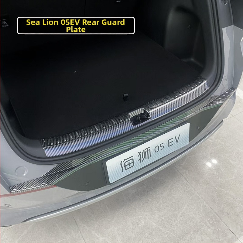 BYD Hiace 05/07Ev įėjimo slenkstio juostelė – laukimo pedalas, galinės bagažinės apsauga ir kūno išvaizdos lipdukas