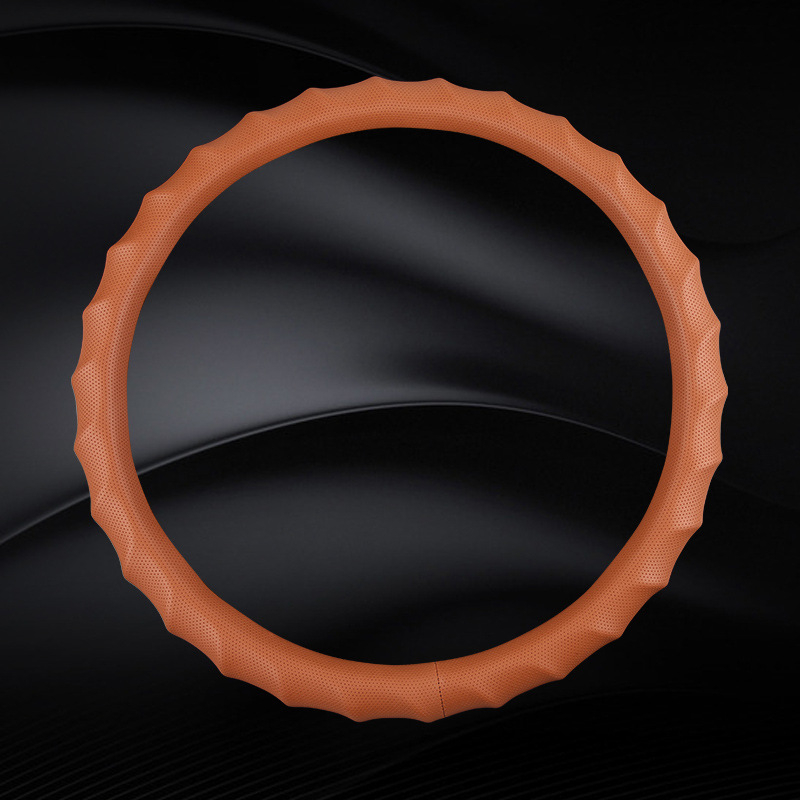 Kormánykerék bőrtakaró – sportos stílus, univerzális illesztés, minden évszakhoz, anyag: műbőr