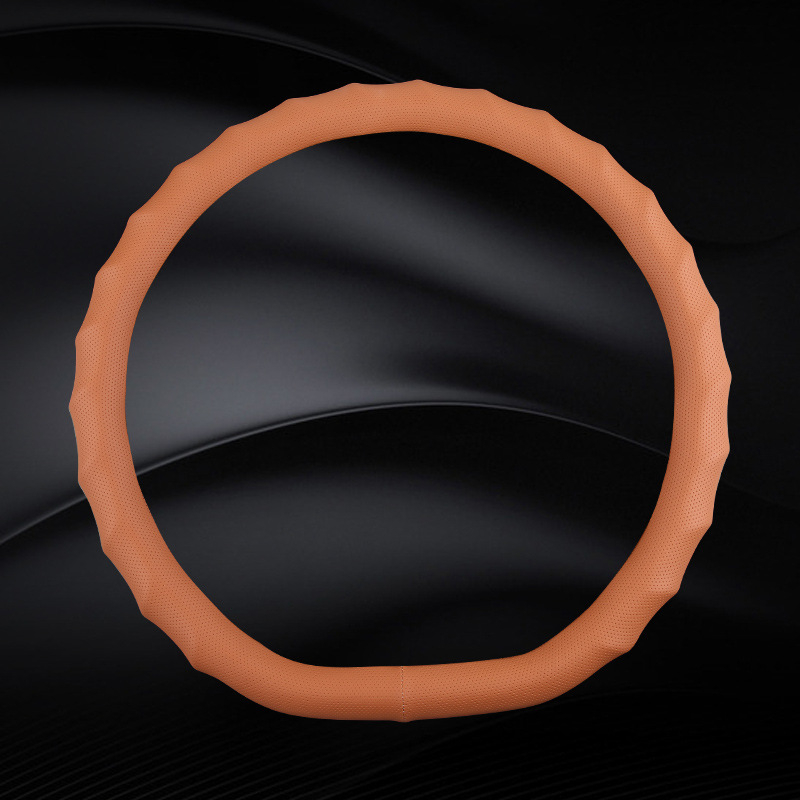 Kormánykerék bőrtakaró – sportos stílus, univerzális illesztés, minden évszakhoz, anyag: műbőr