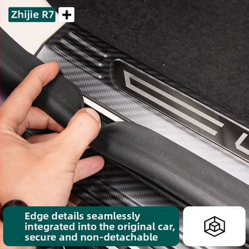 Nerez acél küszöblemez Intelligent R7 – belső autóalkatrész