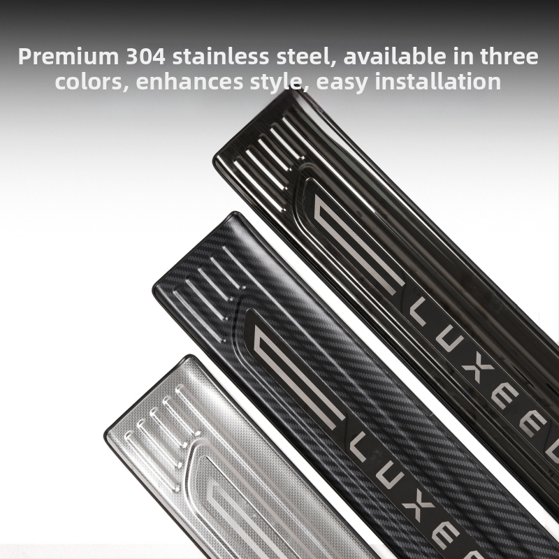 Nerez acél küszöblemez Intelligent R7 – belső autóalkatrész