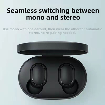 A6S Bluetooth bezvadu austiņas Type-C, TWS, BT 5.3, IPX5, 10 m diapazons, mini sporta austiņas