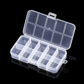 Átlátszó műanyag tároló doboz fix rekeszekkel, 6/10/12/24/28 rekesz, ékszerek rendezésére (fülbevalók, nyakláncok)