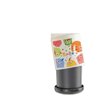 Dachshundo įkvėpta šiukšlių dėžė su svyrančiu dangteliu, dviejų sluoksnių cilindrinis dizainas, 12 L+ talpa namų naudojimui