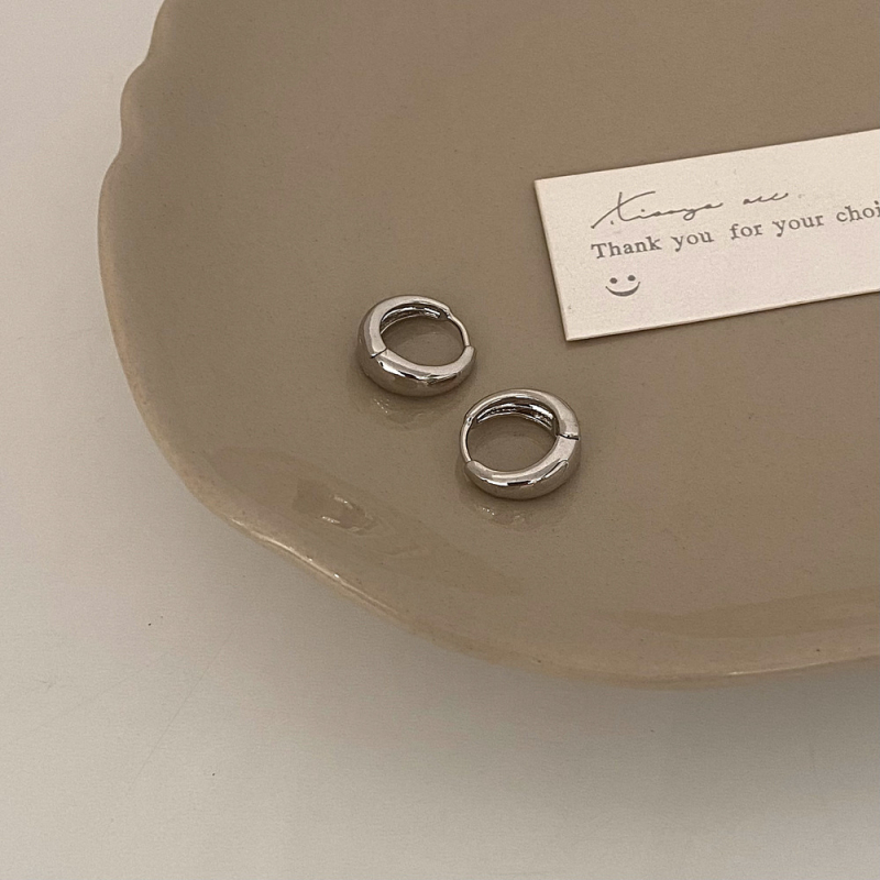 Naušnice s U-oblikom geometrije, bakreni materijal, 18K premaz, jednostavan stil, za žene