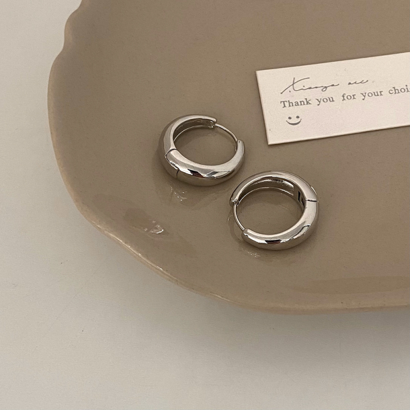 Naušnice s U-oblikom geometrije, bakreni materijal, 18K premaz, jednostavan stil, za žene
