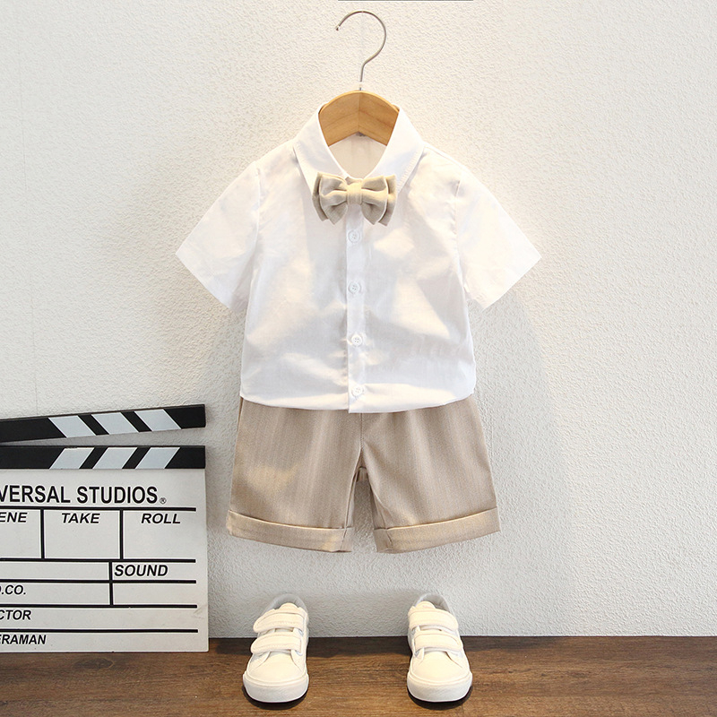 Zēnu uzvalka komplekts, angļu stilā, kāzām un klavierspēlei, 70% poliesteris, vecums 3–8 gadi