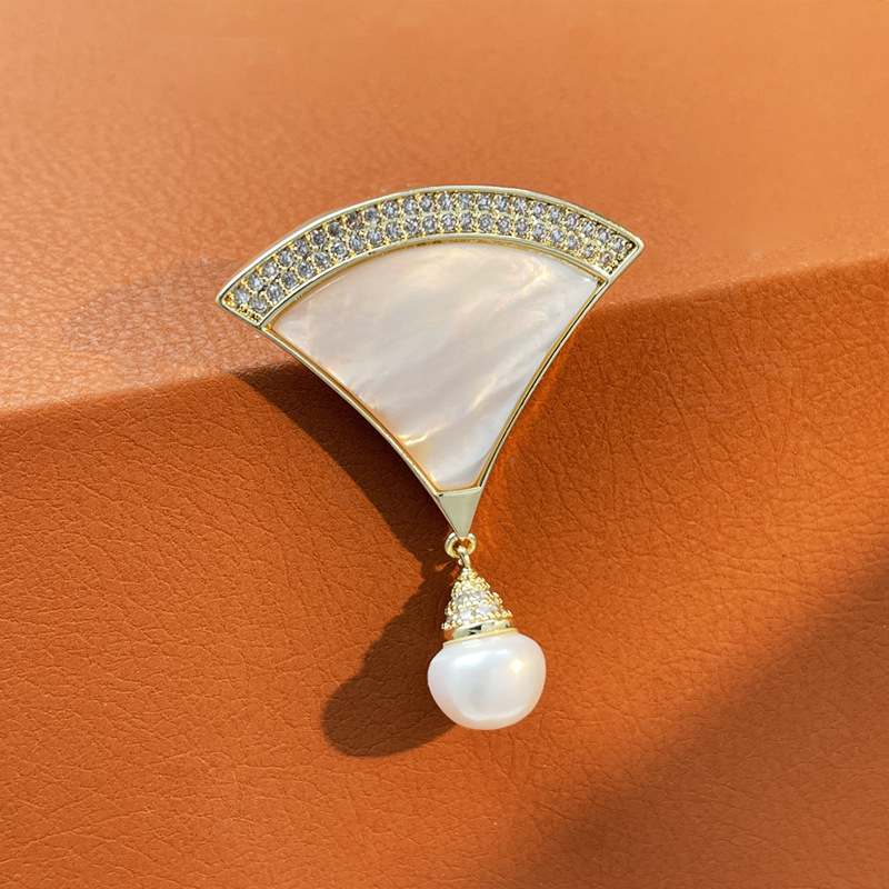 Réz broš virágcsokorral, koreai stílus, elektroplakálás, dekoratív kiegészítő, ajándék