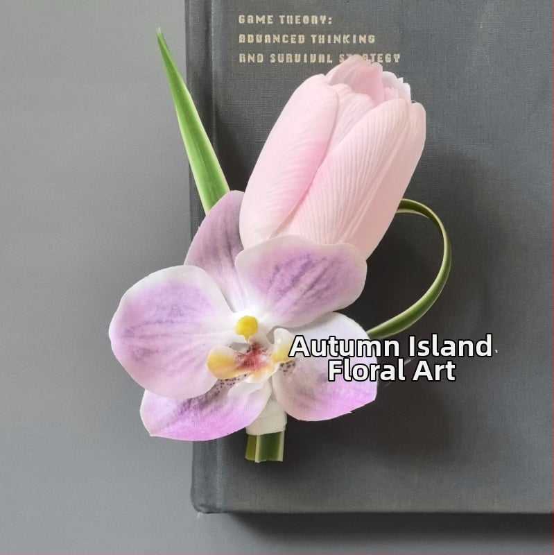 Vestuvių corsage rinkinys iš dirbtinių gėlių nuotakai, jaunikiui, liudininkams ir kitoms – vestuvinių nuotraukų rekvizitas (Prekės ženklas: Kitas; Medžiaga: Kitas; Nustatymas nėra; Logotipo spausdinimas neįmanomas)