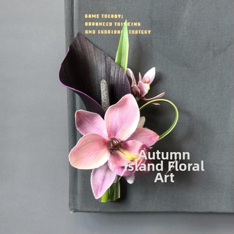 Vestuvių corsage rinkinys iš dirbtinių gėlių nuotakai, jaunikiui, liudininkams ir kitoms – vestuvinių nuotraukų rekvizitas (Prekės ženklas: Kitas; Medžiaga: Kitas; Nustatymas nėra; Logotipo spausdinimas neįmanomas)