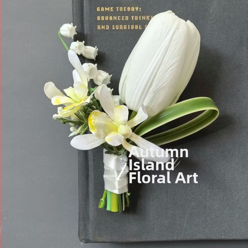 Vestuvių corsage rinkinys iš dirbtinių gėlių nuotakai, jaunikiui, liudininkams ir kitoms – vestuvinių nuotraukų rekvizitas (Prekės ženklas: Kitas; Medžiaga: Kitas; Nustatymas nėra; Logotipo spausdinimas neįmanomas)