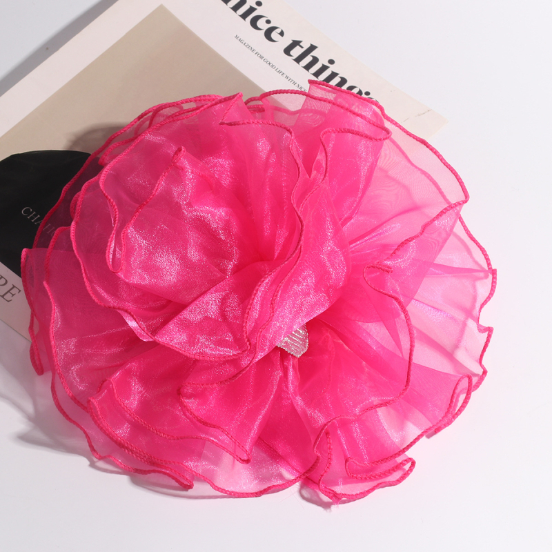 Textil virág broš, kézzel készített, multifunkcionális, Instagram-stílus