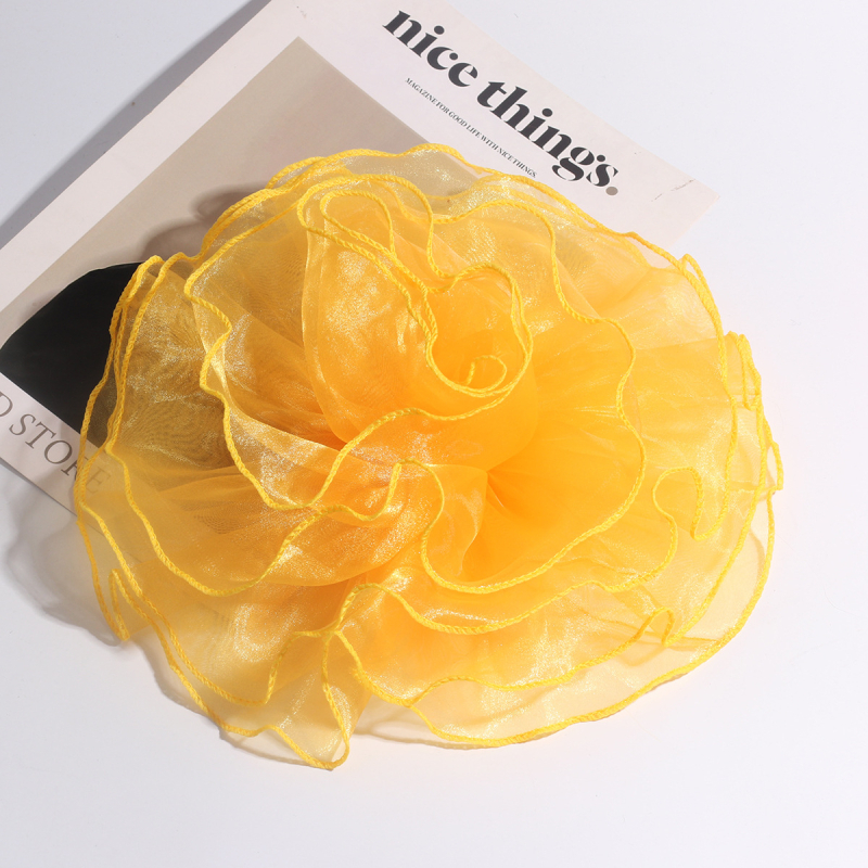 Textil virág broš, kézzel készített, multifunkcionális, Instagram-stílus