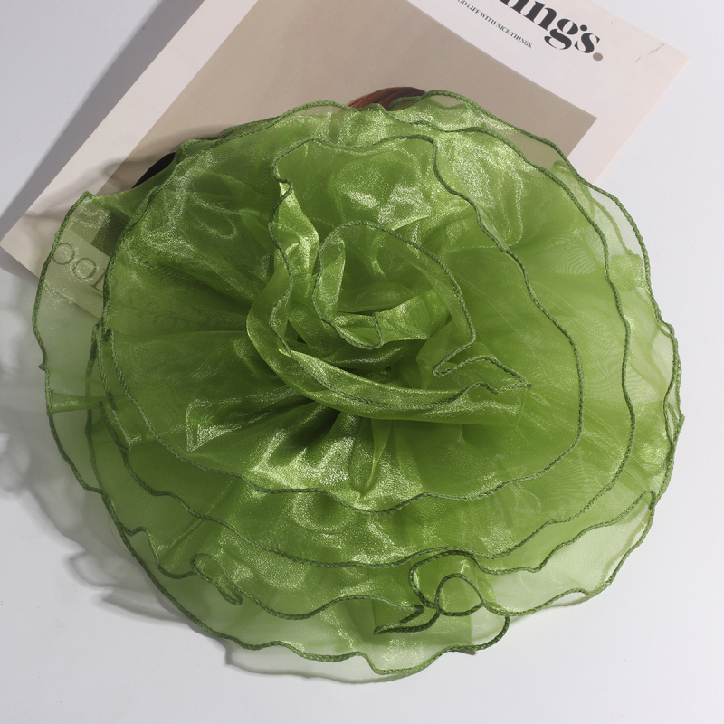 Textil virág broš, kézzel készített, multifunkcionális, Instagram-stílus