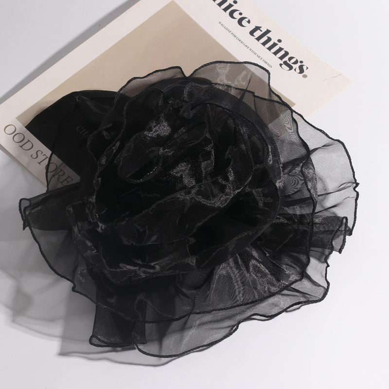 Textil virág broš, kézzel készített, multifunkcionális, Instagram-stílus