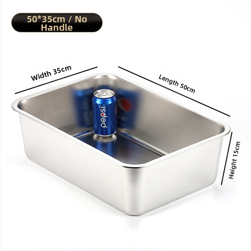 Μεγάλο ανοικτό κουτί άμμου για γάτες με αντι-διαρροής σχεδίαση και χειρολαβή – μέταλλο + πλαστικό